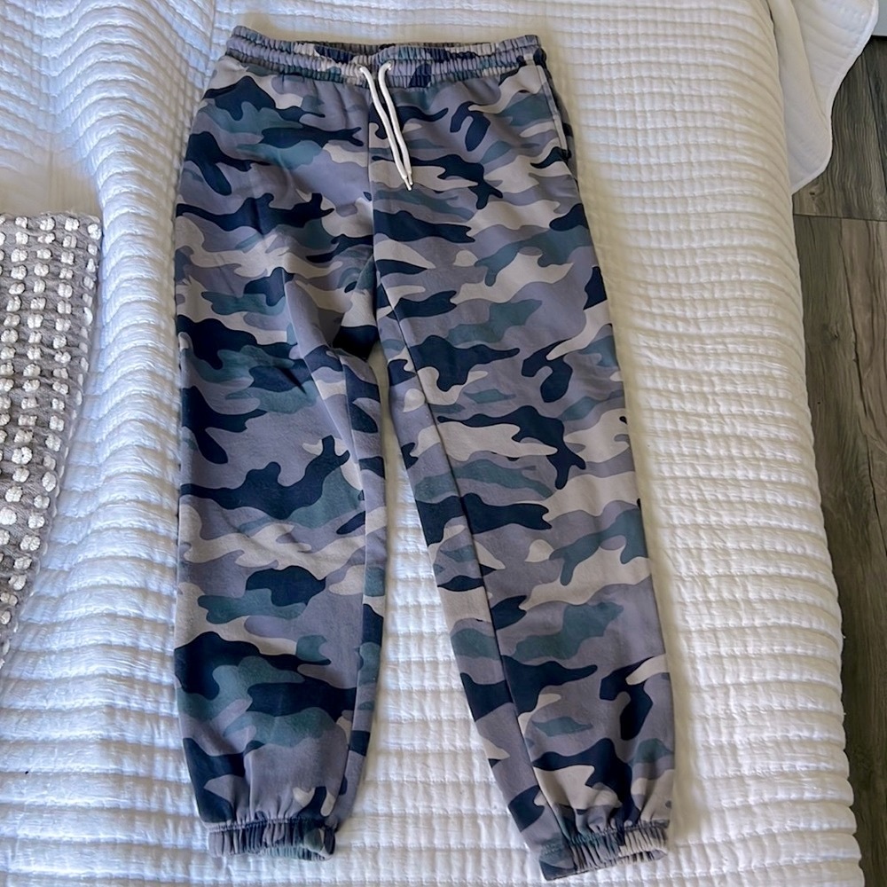 Blue Camo Joggers